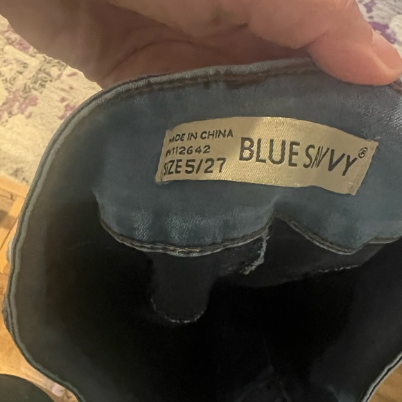 Stretchy blue denim jeans - Picture 4 of 4